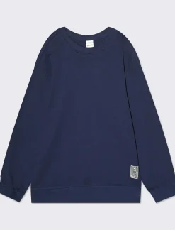 Piazza Italia Felpa girocollo con stampa frontale drangon ball con costina al fondo e ai polsi - Blu Shop