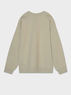 Piazza Italia Felpa girocollo con stampa davanti e costina al fondo, disponibile in 4 varianti colore - Beige Best