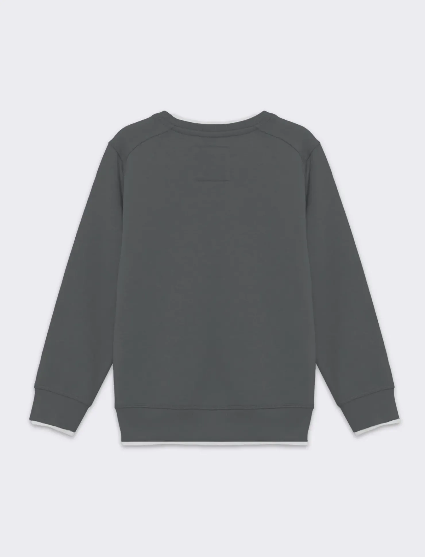 Piazza Italia Felpa girocollo dettaglio in contrasto da bambino - militare Verde Hot