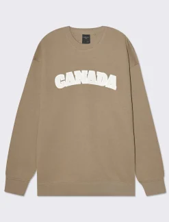 Piazza Italia Felpa girocollo in misto cotone garzato regular fit - tortora Grigio Cheap