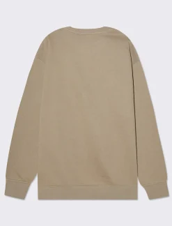 Piazza Italia Felpa girocollo in misto cotone garzato regular fit - tortora Grigio Cheap