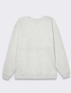 Piazza Italia Felpa girocollo maniche lunghe regular fit in misto cotone - Grigio mel. Store