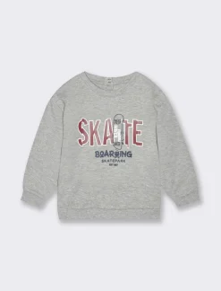 Piazza Italia Felpa girocolloÂ modello basico - mel. Grigio Sale