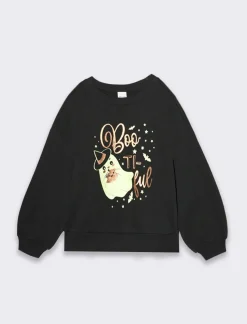 Piazza Italia Felpa halloween da bambina - Nero Shop