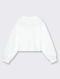 Piazza Italia Felpa in maglina. - Bianco New