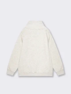 Piazza Italia Felpa Melange collo alto da bambino - Beige Best
