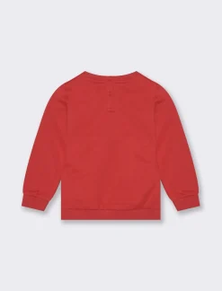 Piazza Italia Felpa natalizia con stampa Minnie ed elementi brillanti - Rosso Clearance