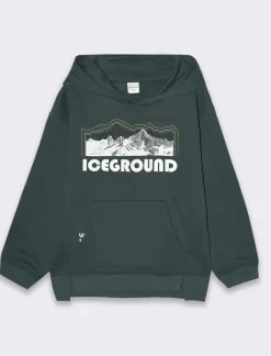 Piazza Italia Felpa oversize da bambino - Verde Fashion