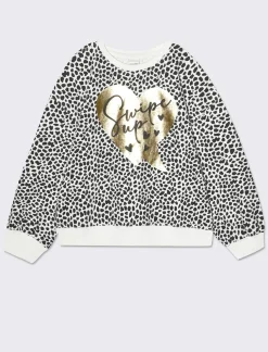 Piazza Italia Felpa regular fit con stampe - Fantasia Multicolore Flash Sale