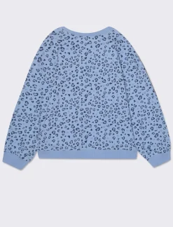 Piazza Italia Felpa regular fit con stampe - Azzurro Cheap