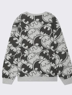 Piazza Italia Felpa vestibilità over size stampata logo Batman, con costina al fondo e ai polsi - Fantasia Multicolore Sale