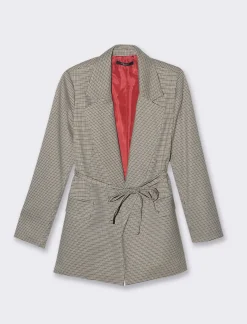 Piazza Italia Giacca basica con chiusura a laccio - tabacco Marrone Clearance