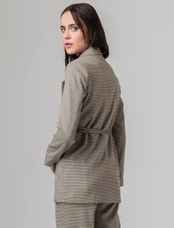 Piazza Italia Giacca basica con chiusura a laccio - tabacco Marrone Clearance