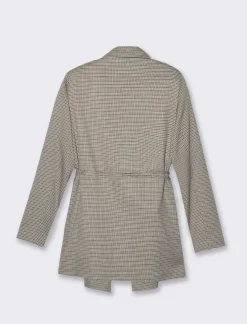 Piazza Italia Giacca basica con chiusura a laccio - tabacco Marrone Clearance