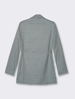 Piazza Italia Giacca basica con chiusura a laccio - Ottanio Verde Best