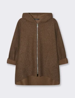 Piazza Italia Giacca con cappuccio e tasche a toppa - Moro Marrone Store