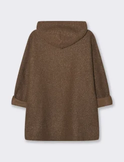 Piazza Italia Giacca con cappuccio e tasche a toppa - Moro Marrone Store