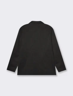 Piazza Italia Giacca con risvolto e manica a 3/4 da donna - Nero Discount