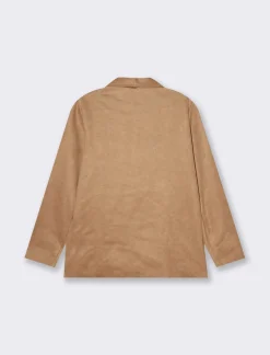 Piazza Italia Giacca con risvolto e manica a 3/4 da donna - Cammello Beige Store