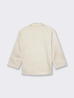 Piazza Italia Giacca cropped con bottoni e maniche a 3/4 - Vaniglia Bianco Shop