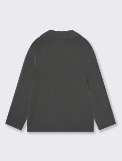 Piazza Italia Giacca da bambina con bandine laterali a contrasto - Grigio Store