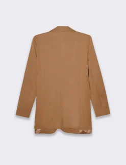 Piazza Italia Giacca foderata mono bottone vestibilità regular  - Cammello Beige Flash Sale