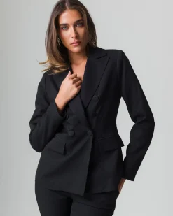 Piazza Italia Giacca foderata mono bottone vestibilità regular  - Nero Fashion