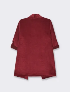 Piazza Italia Giacca senza chiusura con manica a 3/4 con risvolto - Vinaccia Rosso Cheap