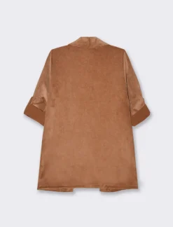 Piazza Italia Giacca senza chiusura con manica a 3/4 con risvolto - tabacco Marrone Best Sale