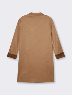 Piazza Italia Giacca spolverino mono bottone con tasche a toppa - Cammello Beige Hot