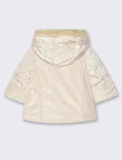 Piazza Italia Giaccone con cappuccio e pelliccia - Beige Store