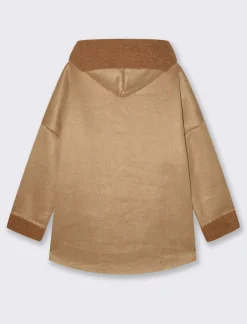 Piazza Italia Giaccone con zip in tessuto misto boucle - Cammello Cheap