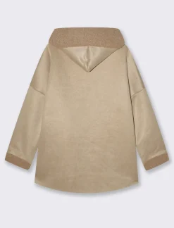 Piazza Italia Giaccone con zip in tessuto misto boucle - Beige Best