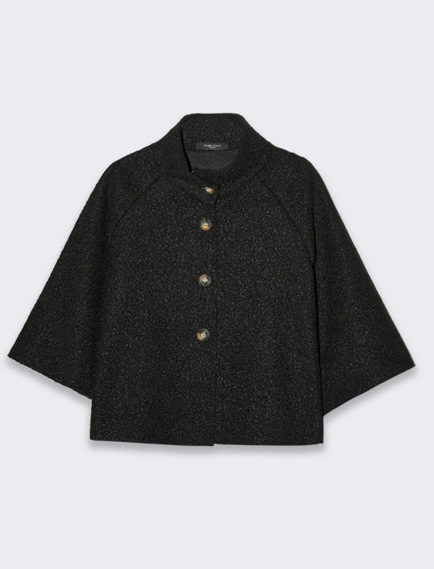 Piazza Italia Giaccone corto a collo alto e manica reglan - Nero Online