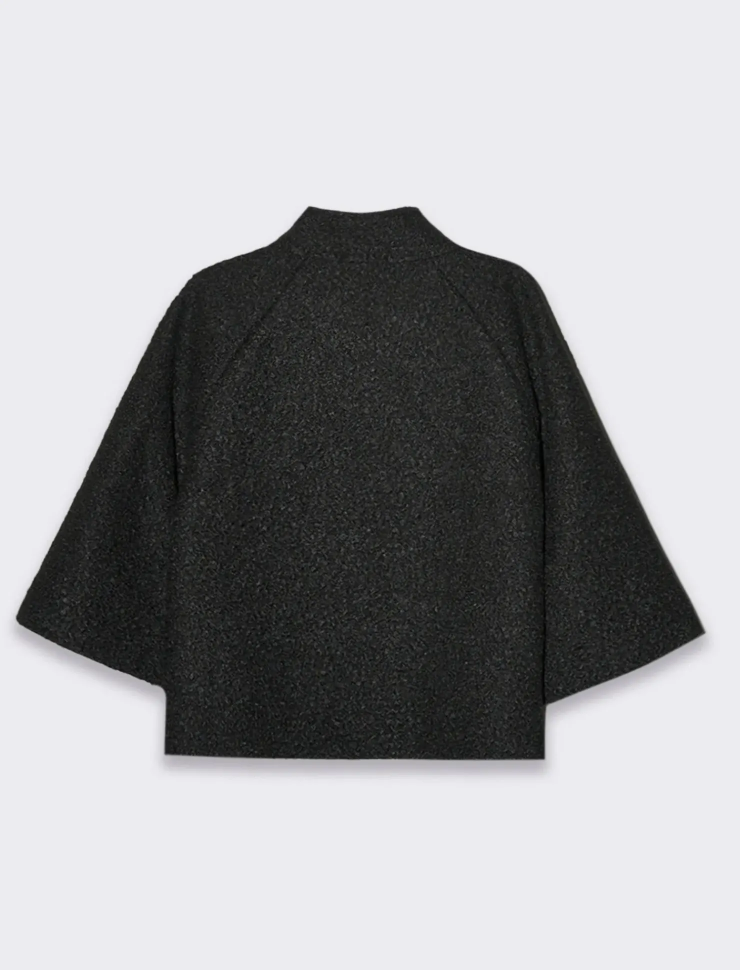 Piazza Italia Giaccone corto a collo alto e manica reglan - Nero Online