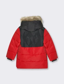 Piazza Italia Giaccone dettagli in contrasto da bambino - Rosso Flash Sale