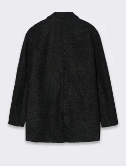 Piazza Italia Giaccone in tessuto bouclÃ¨ - Nero Cheap