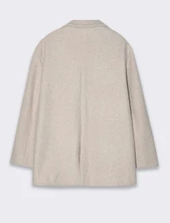 Piazza Italia Giaccone in tessuto bouclÃ¨ - Avorio Outlet