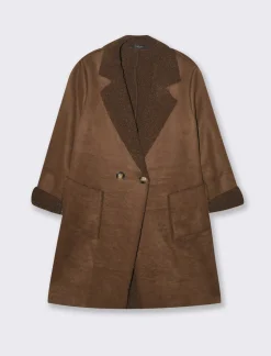 Piazza Italia Giaccone in tessuto combinato a 2 bottoni - Moro Fashion