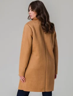 Piazza Italia Giaccone in tessuto combinato a 2 bottoni - Cammello Shop