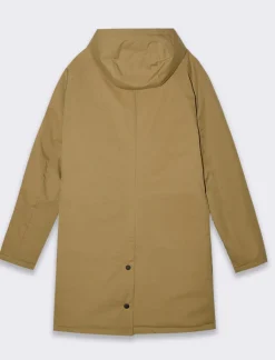 Piazza Italia Giaccone modello parka realizzato in tessuto tecnico imbottito - kaki Verde Shop