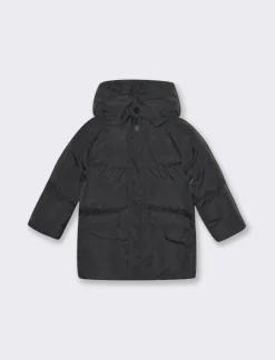 Piazza Italia Giaccone trapuntato con tasconi e cappuccio - Nero Sale