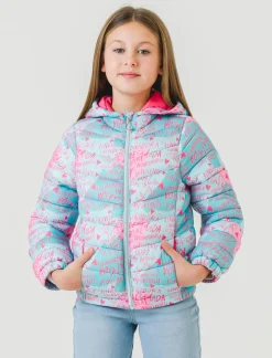 Piazza Italia Giubbino 100 gr in nylon con cappuccio, caldo ma extra leggero per un comfort quotidiano. - Azzurro Hot