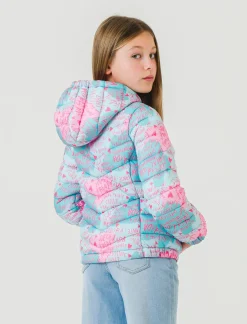 Piazza Italia Giubbino 100 gr in nylon con cappuccio, caldo ma extra leggero per un comfort quotidiano. - Azzurro Hot