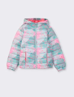 Piazza Italia Giubbino 100 gr in nylon con cappuccio, caldo ma extra leggero per un comfort quotidiano. - Azzurro Hot