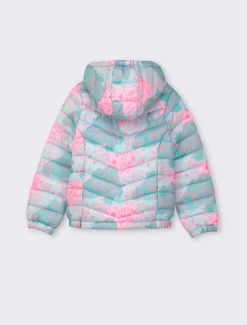 Piazza Italia Giubbino 100 gr in nylon con cappuccio, caldo ma extra leggero per un comfort quotidiano. - Azzurro Hot