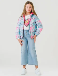 Piazza Italia Giubbino 100 gr in nylon con cappuccio, caldo ma extra leggero per un comfort quotidiano. - Azzurro Hot