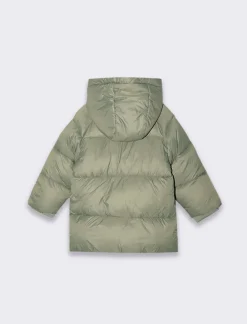 Piazza Italia Giubbino imbottito con cappuccio e tasconi - Verde salvia Outlet