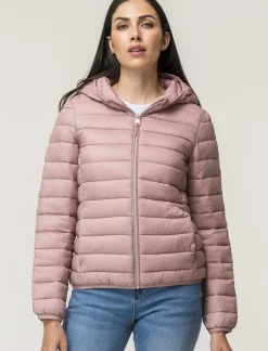 Piazza Italia Giubbotto basic con imbottitura leggera 100 grammi e cappuccio - cipolla Rosa Flash Sale