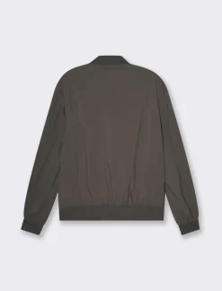 Piazza Italia Giubbotto bomber basic in tessuto tecnico - Moro Marrone Store